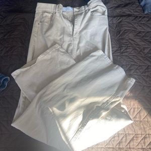 Jeans with beige colouring